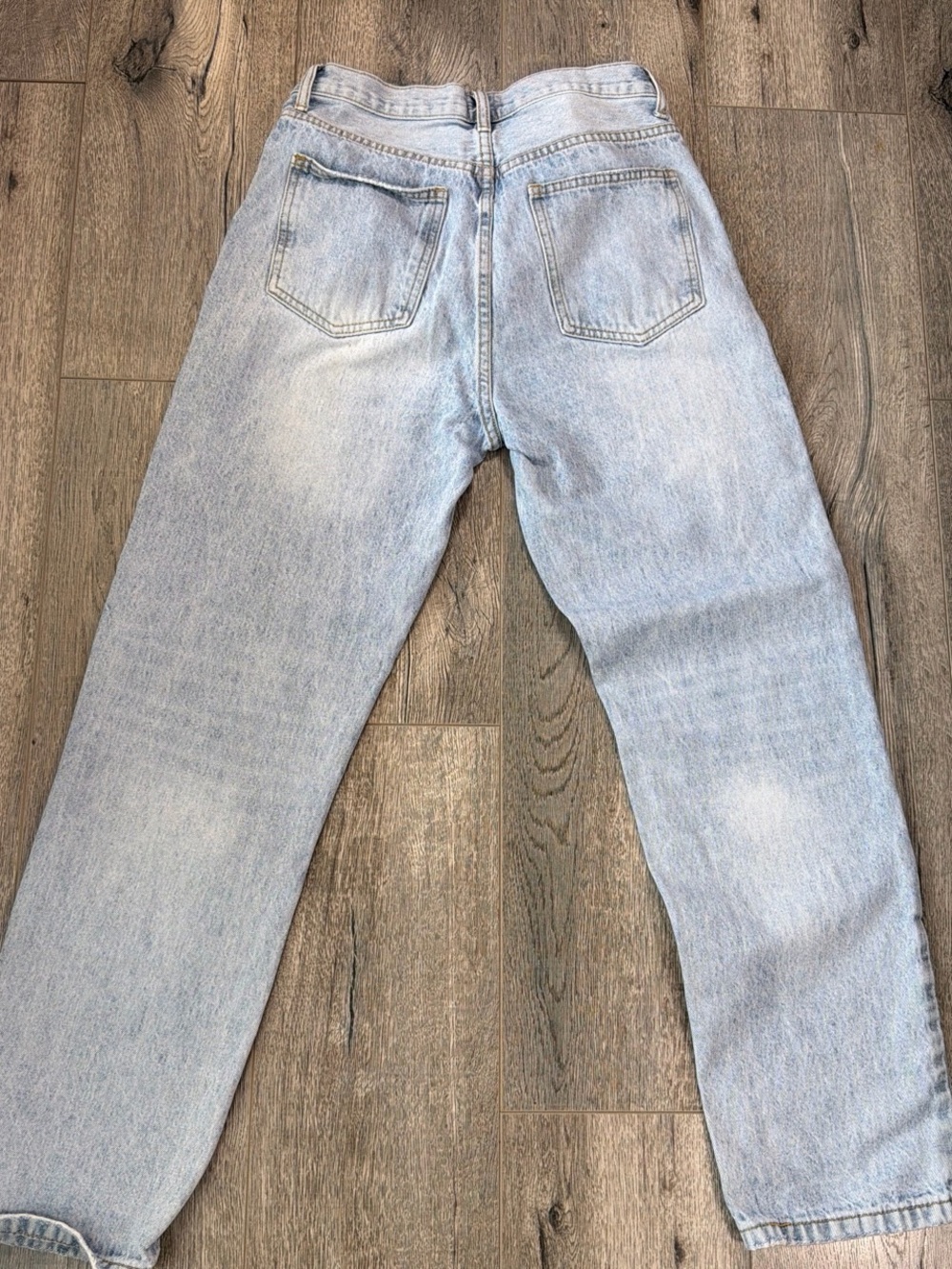 Princess Polly Pale Blue High-Rise Mom Jeans - Picture 7 of 10